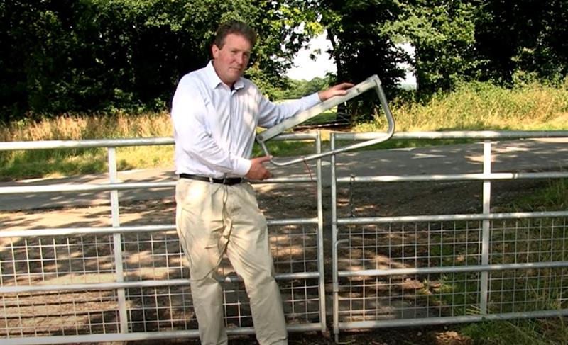 Implementing measures to keep badgers and cattle apart | Warwickshire farmer Adam demonstrates some of the measures he’s put in place to try to keep badgers and cattle apart.